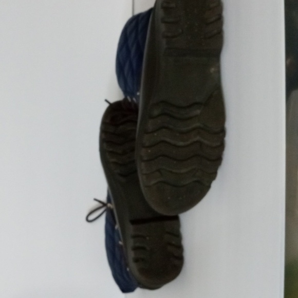 Sperry Gosling Duck Boot Women's size US 8 Navy Brown  Pre-owned - Picture 7 of 8